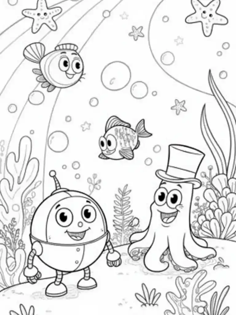 Coloring Comics before